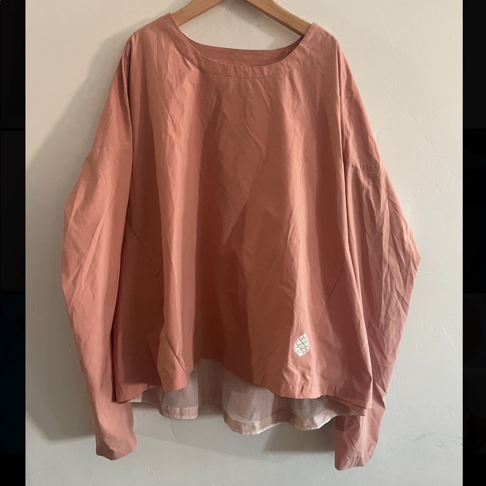 Stio Blush Pink Softshel Mesh Lined Top